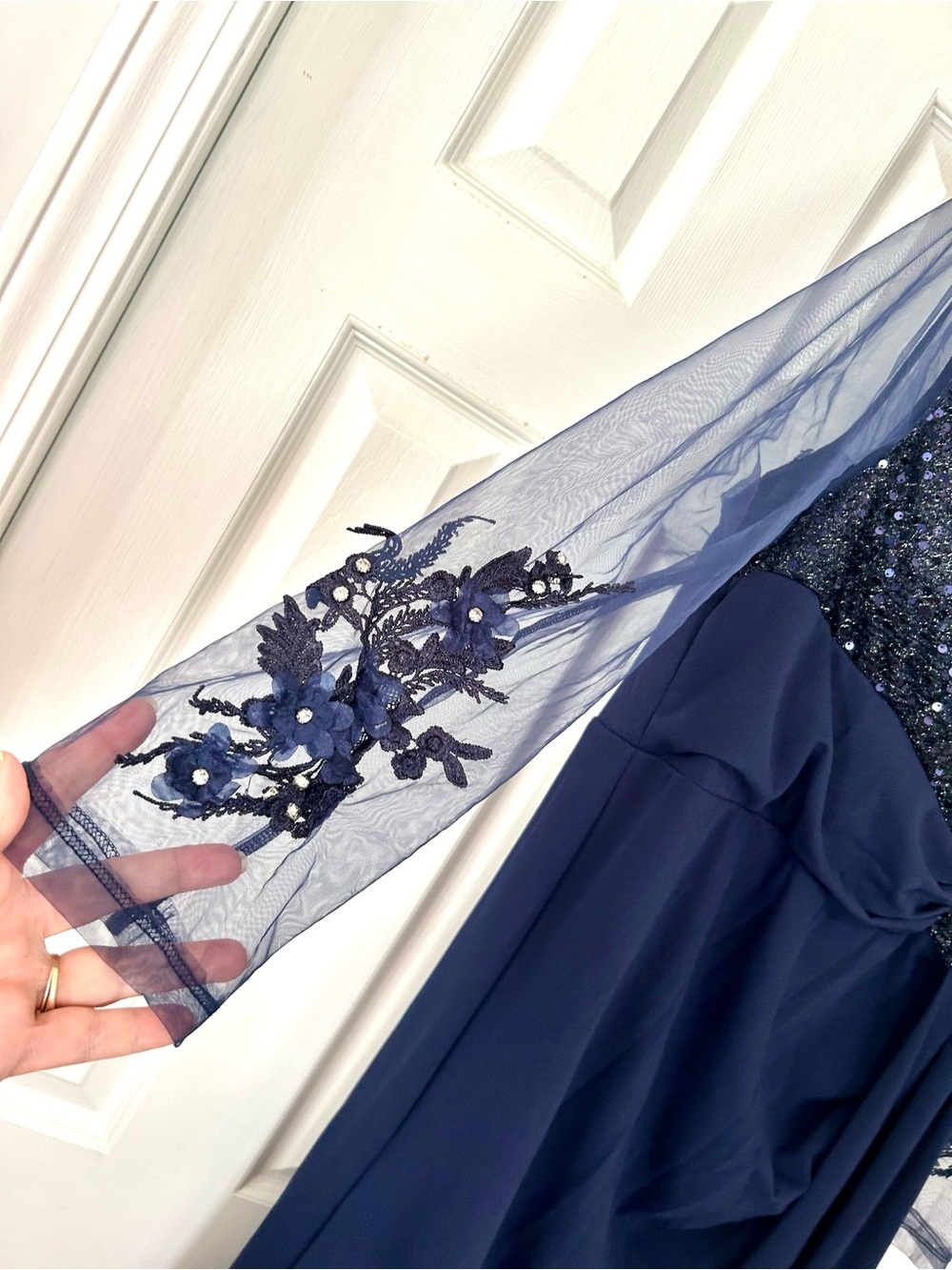Shein curve wedding dress mother of bride/grandmother or prom woman size 4x maxi - Picture 4 of 6